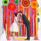 Mexican Fiesta Theme Party with Fiesta Paper Fans, Mexican Fiesta Cinco De Mayo Party Decorations Streamer for Taco Party Wedding Bridal Baby Shower Birthday Supplies